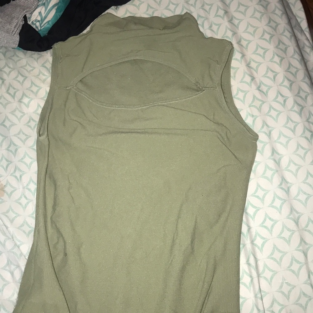 Green body suit